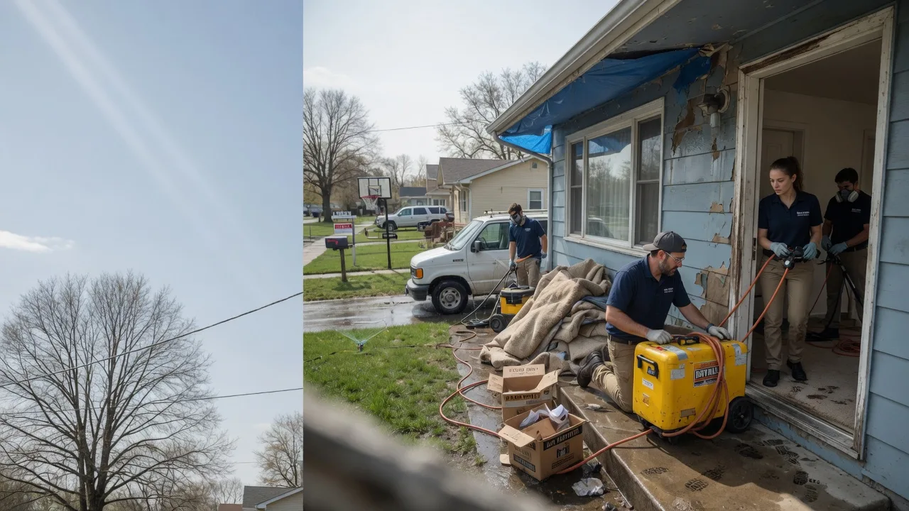 Basement Flood Cleanup in Moore, OK near me